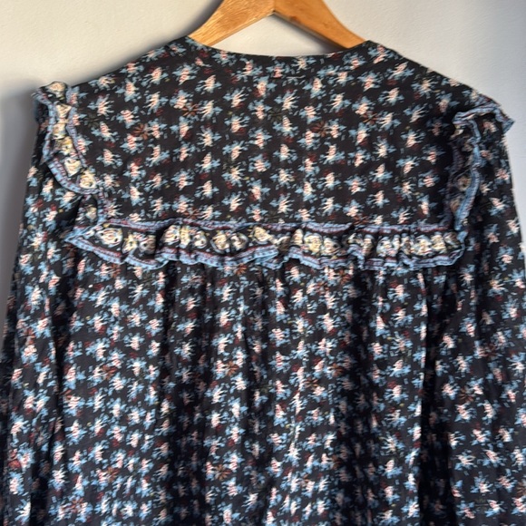 Free People Jenna Printed Blouse Large - Picture 11 of 14